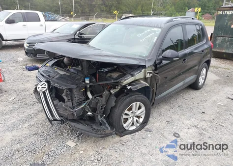 2016 Volkswagen Tiguan S/Se/Sel/R-Line z USA, uszkodzony, nr VIN WVGAV7AX6GW501178